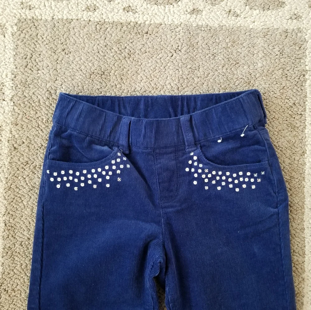 Gymboree Corduroy Sequin Pants Girls Size 5